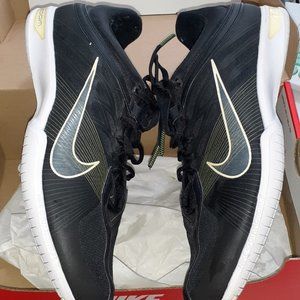 Nike Black & Neon Green Mesh Low Top Sneakers